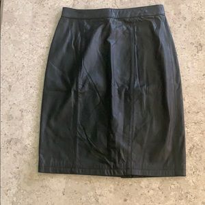 Leather skirt